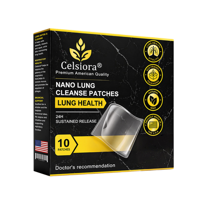 ✨😍FDA Approved|Celsiora® Nano Lung Cleanse Patches (stubborn mucus, COPD, chest tightness, shortness of breath, persistent cough, pneumonia)