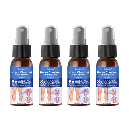 ✨💖Celsiora® Horse Chestnut Vein Repair Spray—Effectively treats varicose veins, venous insufficiency, ulcers, and thrombophlebitis. Rapidly alleviates leg aching and swelling by promoting healthy blood circulation