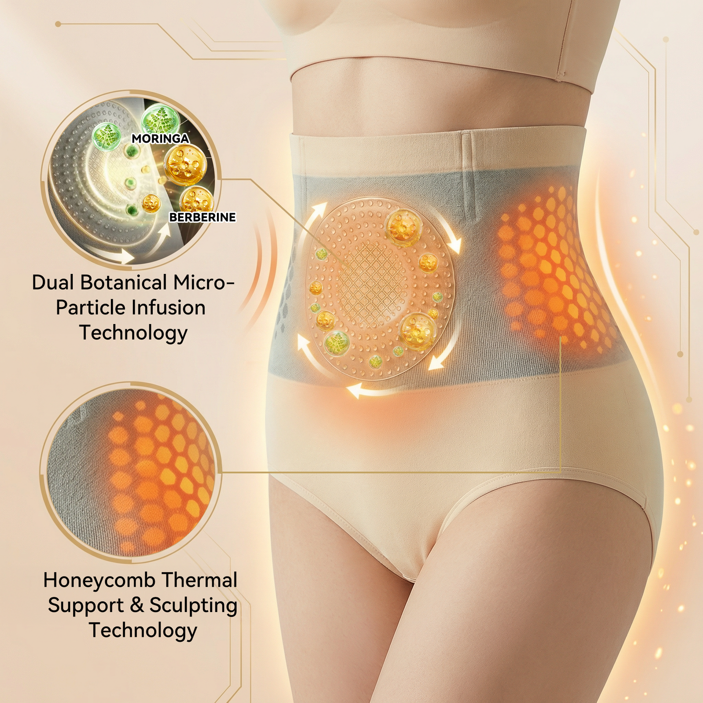 ✨💝Celsiora® 𝐌𝐨𝐫𝐢𝐧𝐠𝐚 & 𝐁𝐞𝐫𝐛𝐞𝐫𝐢𝐧𝐞 4‑In‑1 Micro‑Particle Sculpting & Fat‑Burn Shorts