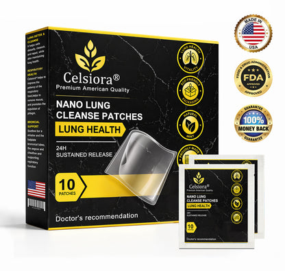 ✨😍FDA Approved|Celsiora® Nano Lung Cleanse Patches (stubborn mucus, COPD, chest tightness, shortness of breath, persistent cough, pneumonia)