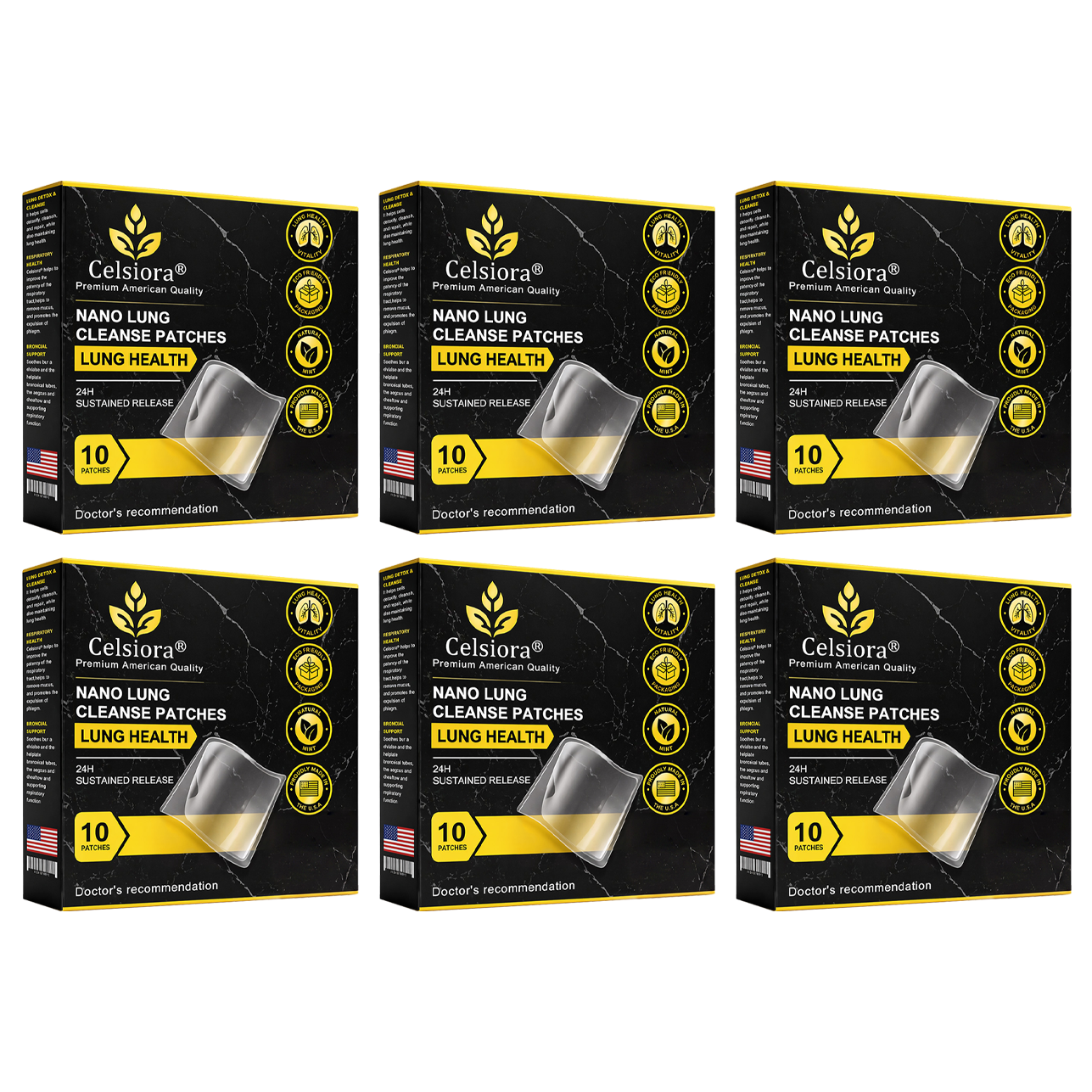 ✨😍FDA Approved|Celsiora® Nano Lung Cleanse Patches (stubborn mucus, COPD, chest tightness, shortness of breath, persistent cough, pneumonia)