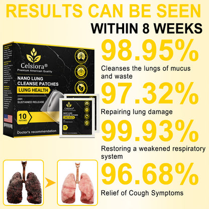 ✨😍FDA Approved|Celsiora® Nano Lung Cleanse Patches (stubborn mucus, COPD, chest tightness, shortness of breath, persistent cough, pneumonia)
