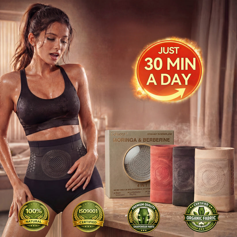 ✨💝Celsiora® 𝐌𝐨𝐫𝐢𝐧𝐠𝐚 & 𝐁𝐞𝐫𝐛𝐞𝐫𝐢𝐧𝐞 4‑In‑1 Micro‑Particle Sculpting & Fat‑Burn Shorts