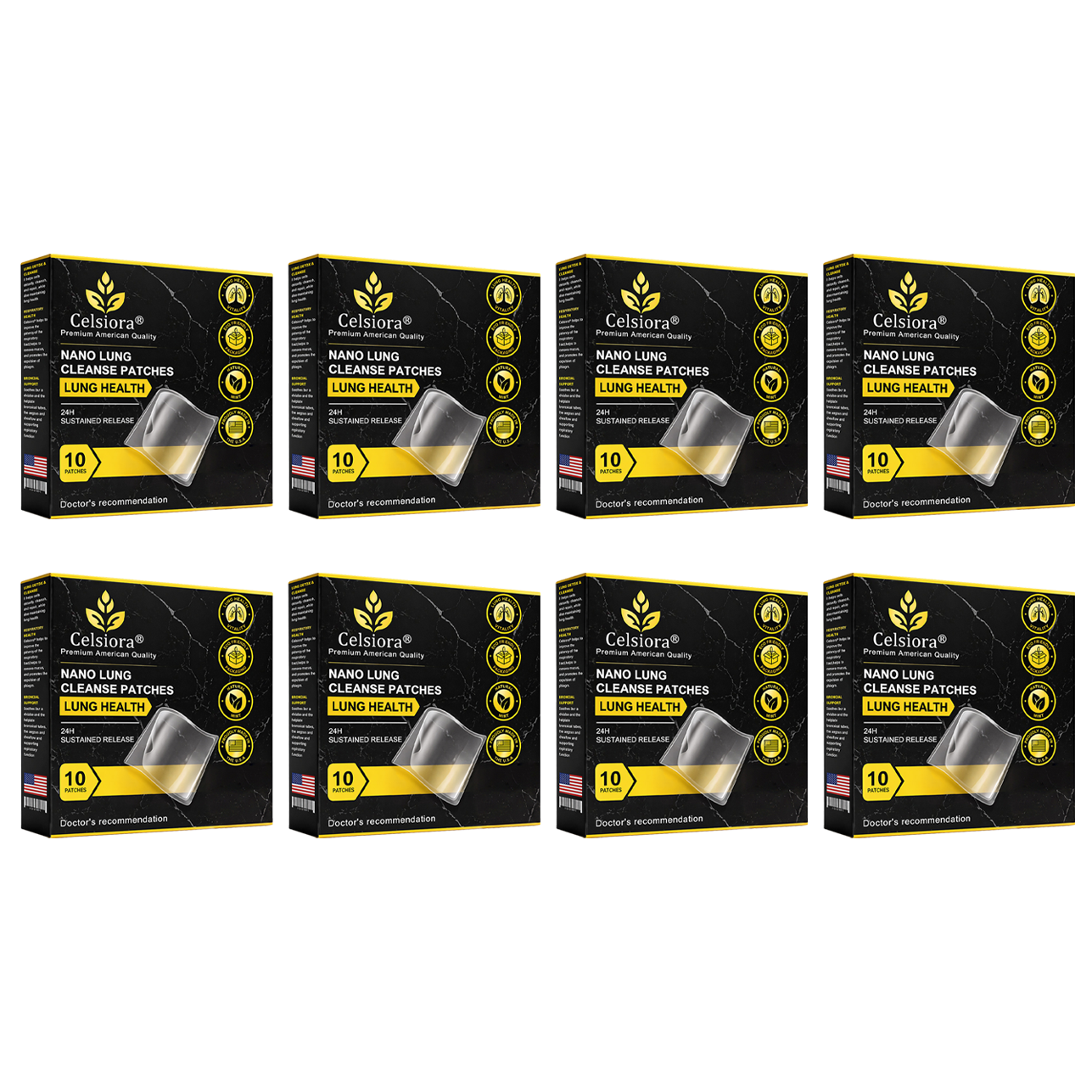 ✨😍FDA Approved|Celsiora® Nano Lung Cleanse Patches (stubborn mucus, COPD, chest tightness, shortness of breath, persistent cough, pneumonia)